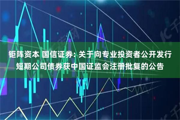 钜阵资本 国信证券: 关于向专业投资者公开发行短期公司债券获中国证监会注册批复的公告